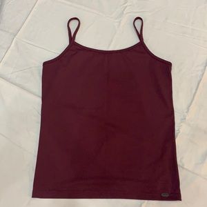 Burgundy IZOD tank top / camisole
